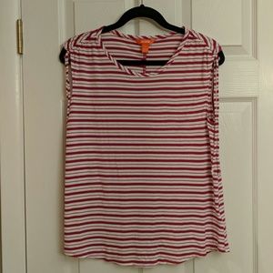 Cute Stripe Tank Top Size L